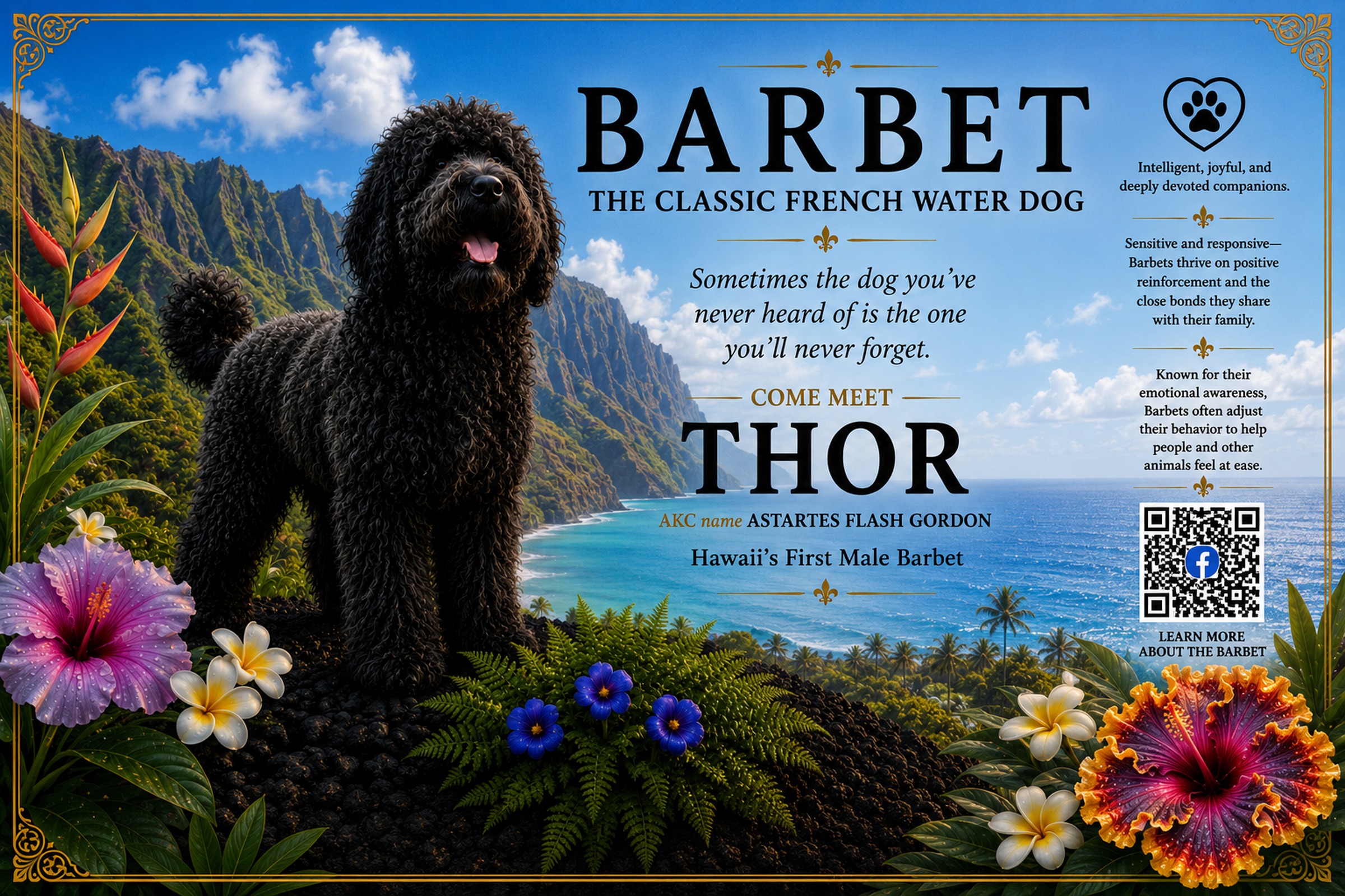 West Coast Barbets — Meet Thor, Astartes Flash Gordon